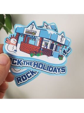 Dutch Bros Holiday Christmas Sticker Drop December 12/17 NEW